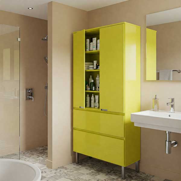 Yeşil Banyo Dekorasyonu • White Design