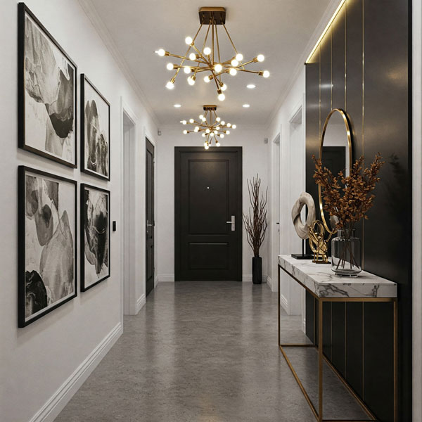 Antre Koridor Dekorasyonu • White Design
